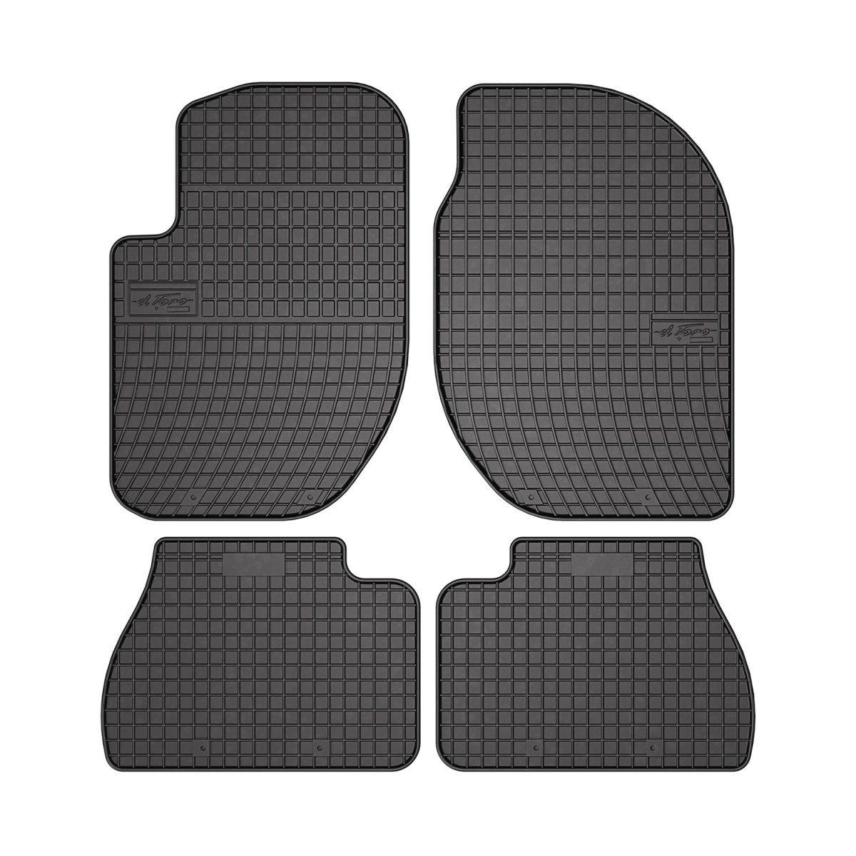 Land Rover Freelander Floor Mats - Omac - El Toro - Black - '96-'06